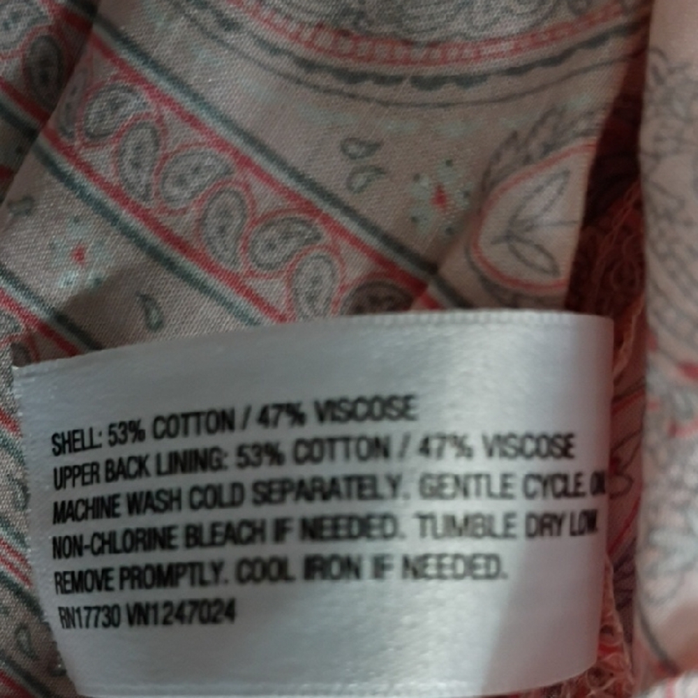 Universal Thread Peach Ruffled Blouse - Picture 8 of 8